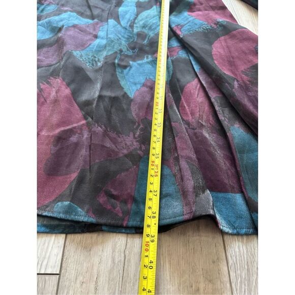 Ava & Viv shimmery large floral knee length dress size 2X - Picture 11 of 15